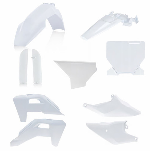 Acerbis 2025 Husqvarna TC85 Full Plastic Kit - 20 White (FREE SHIPPING)