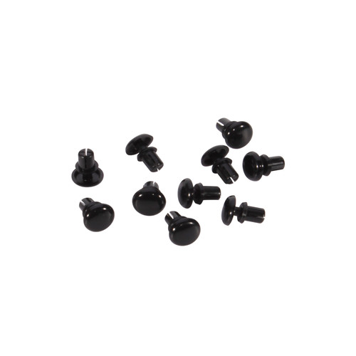 Bell Circle Grommet Plug - Black - 2060013 Photo - Close Up