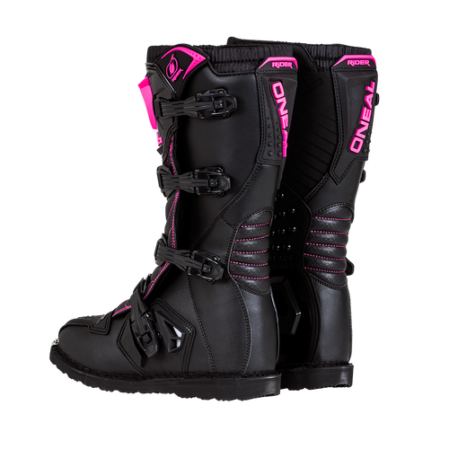 O'NEAL Women's Rider Boots - Black/Pink