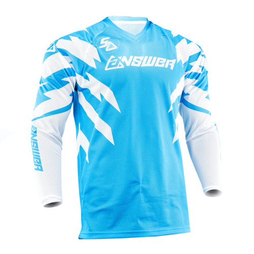 Answer 26 LE Syncron Rizz Vented Jersey Cyan/White/Black - XS - 475204 User 1