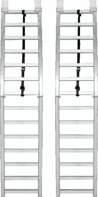QuadBoss Folding Arch UTV Ramp - 18 x 88" (Pair)