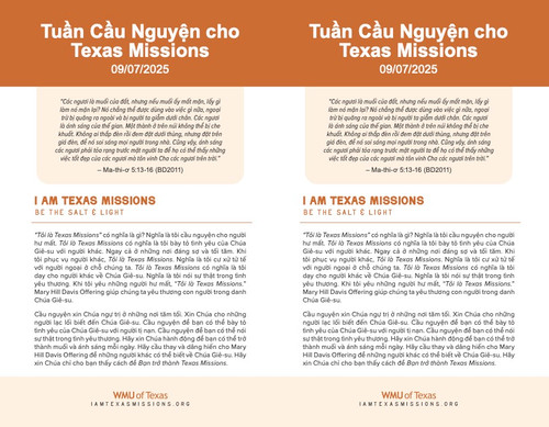 2025 MHD Bulletin Insert - Vietnamese 2025 MHD Bulletin Insert - Vietnamese