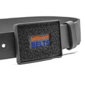 Thin Blue Line Leather Belt