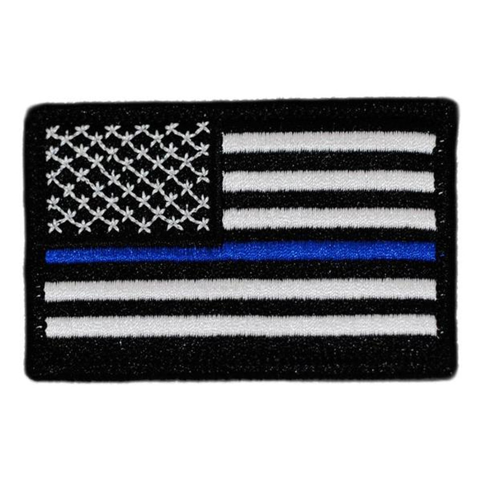 Thin Blue Line Flag Patch