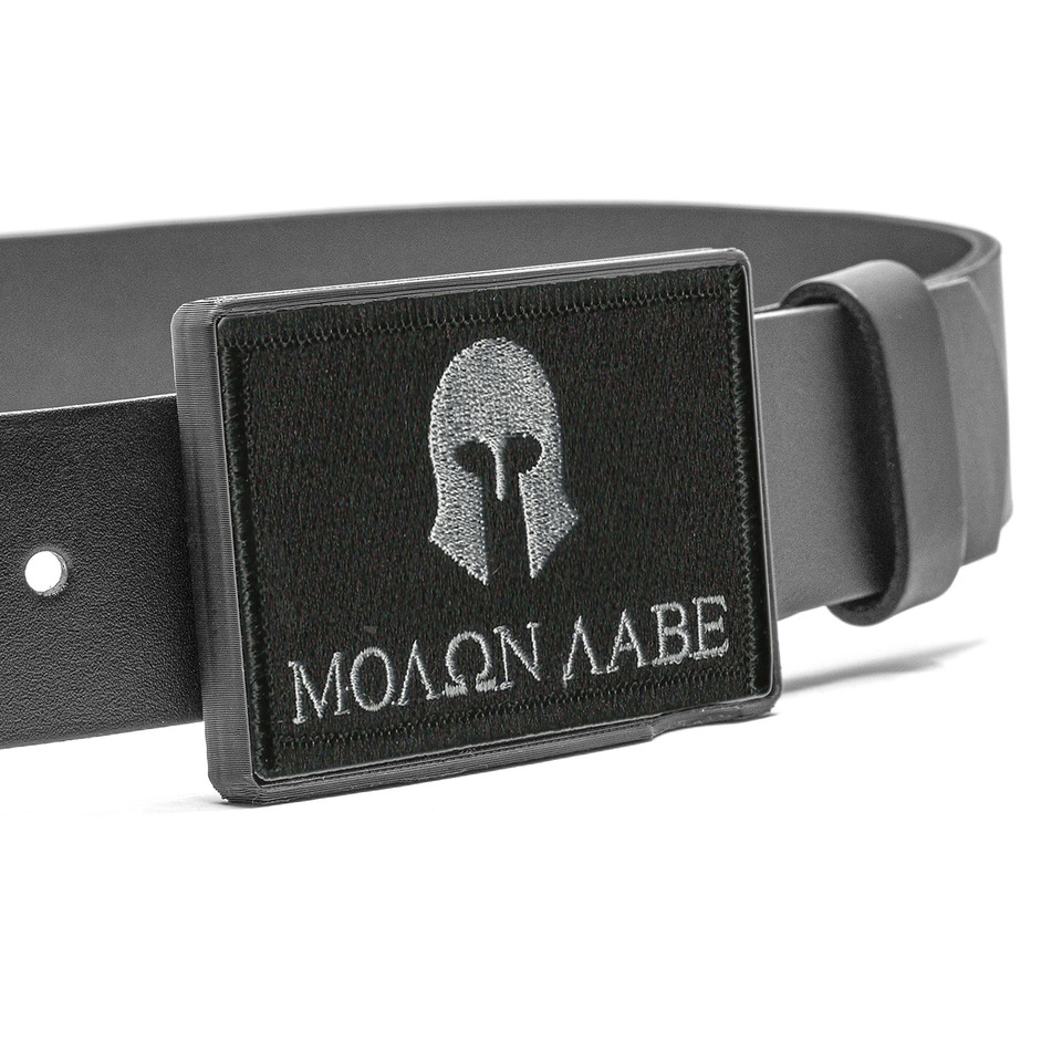 Molon Labe Leather Belt