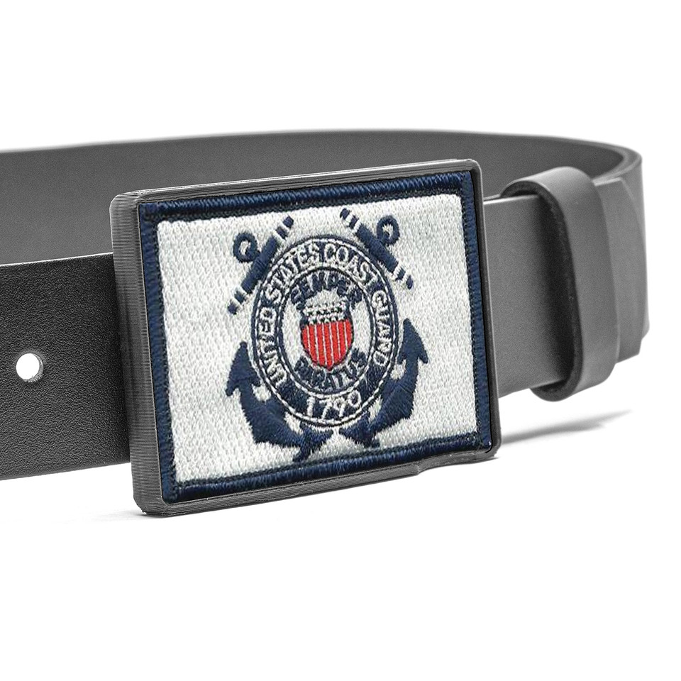 Coast Guard Leather Belt