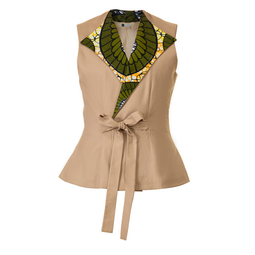 Safari Suit Sleeveless Jacket