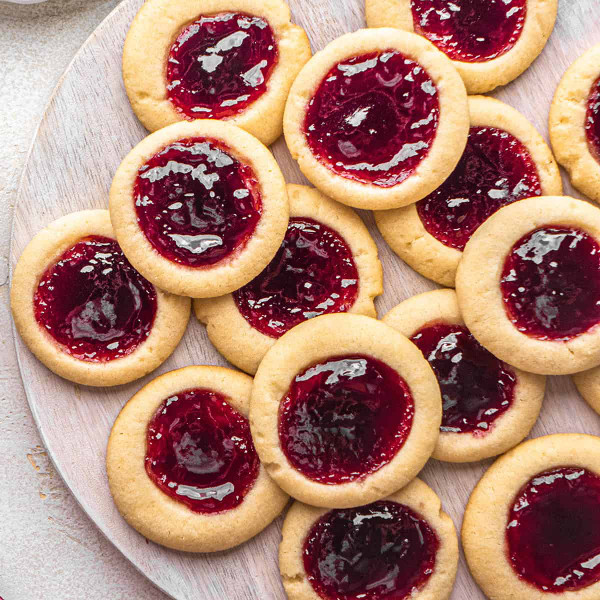 Strawberry Thumbprint Cookies Strawberry Thumbprint Cookies