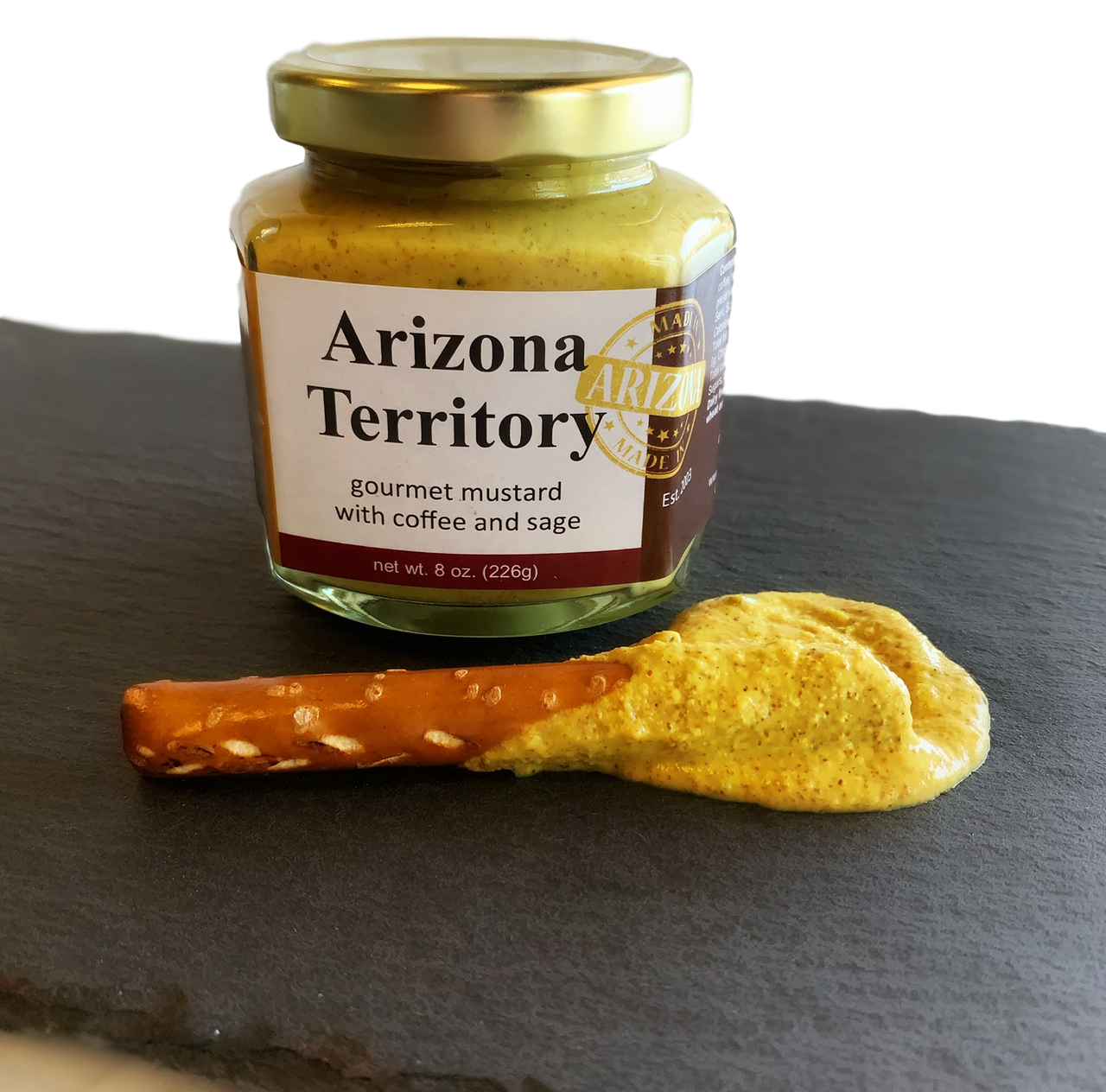 Arizona Territory Mustard w/ Coffee and Sage - 10oz - d'Vine Gourmet