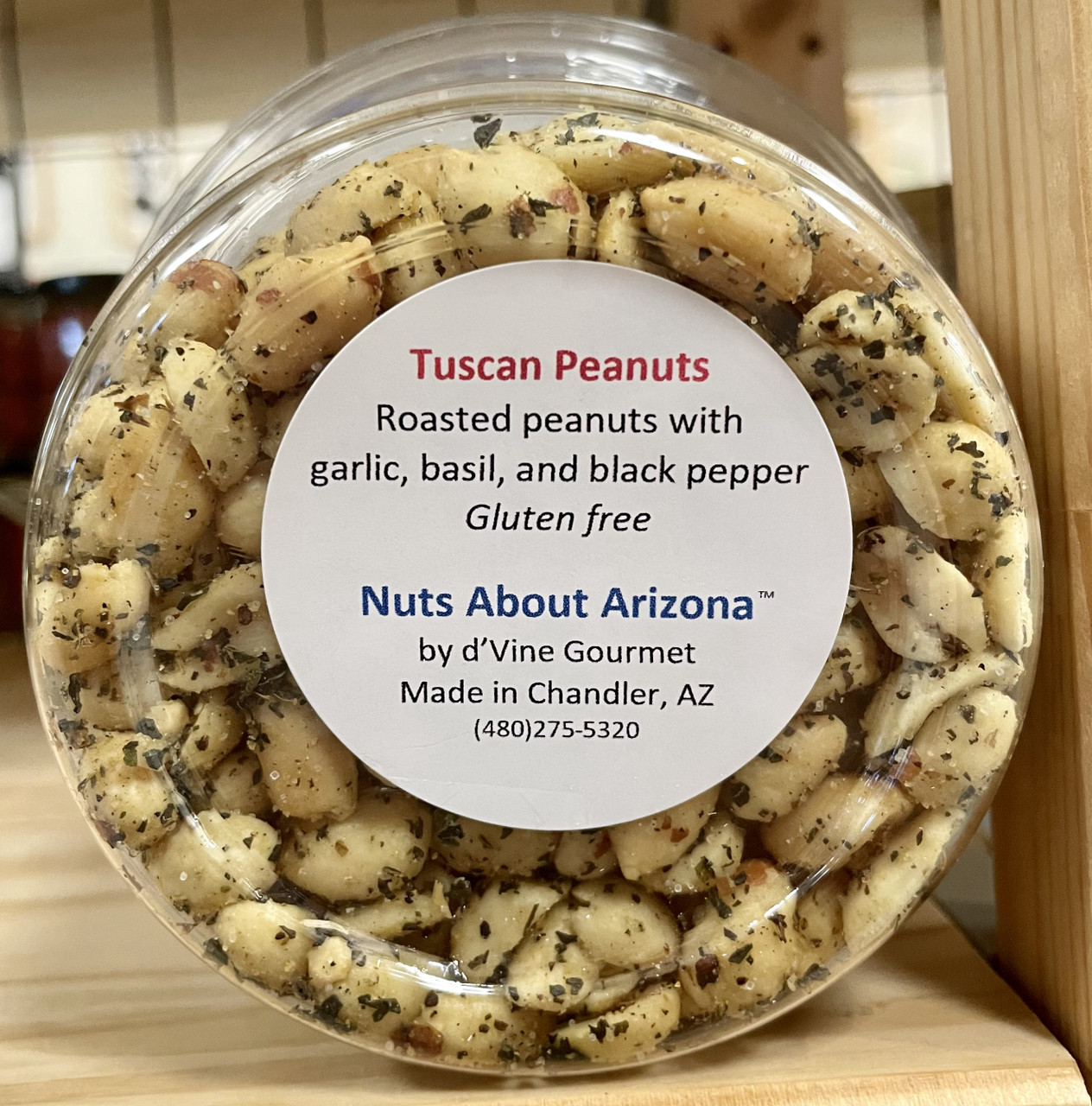 Nuts About Arizona: Tuscan Peanuts - 10oz - d'Vine Gourmet