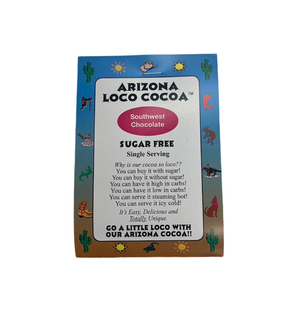 Arizona Loco Cocoa: Southwest Chocolate Sugar Free - 1.25oz - d