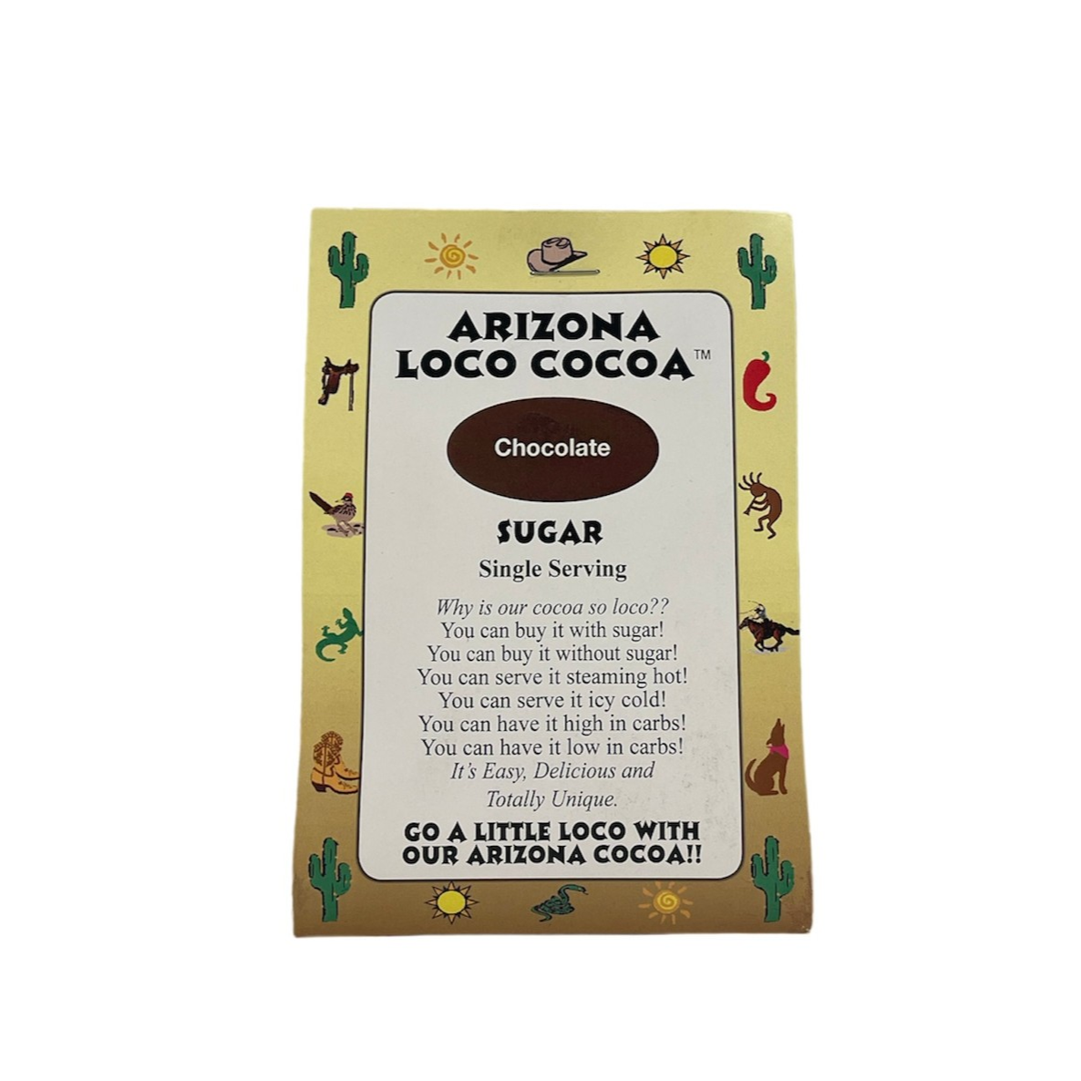 Arizona Loco Cocoa: Chocolate - 1.25oz - d'Vine Gourmet