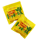 Two individually wrapped, yellow package with green cactus and red lettering.
