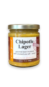 Chipotle Lager Beer Mustard w/ Smoked Sea Salt - 8oz