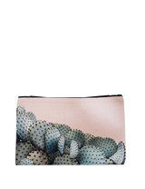 rectangular bag with image of prickly pear cactus