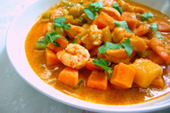 Easy Pumpkin Shrimp Curry