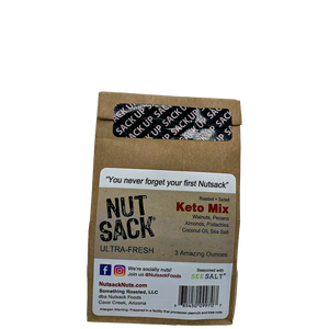 back of the brown bag with the nutrition label