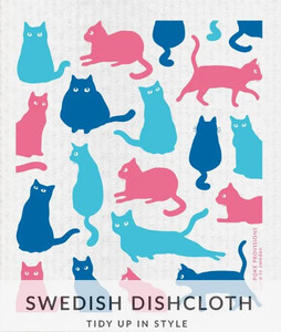 Swedish Dish Cloth, Cats