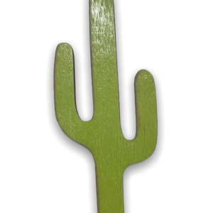 Wooden Saguaro Cactus magnet