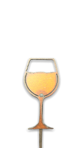 Wine glass plant stake Wine glass plant stake