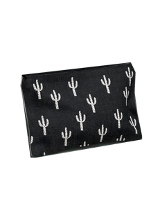 black bag with tan saguaro cactus 