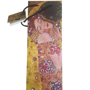 Wine bag with a portrait on it