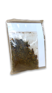 Small clear plastic food showing seasoning blend Small clear plastic food showing seasoning blend