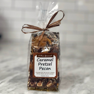 Caramel Pretzel Pecan Chocolate Bark 5oz