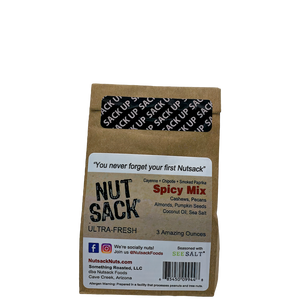 back of the brown bag with the nutrition label