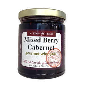 Mixed Berry Cabernet Wine Jam 10oz (12/case)