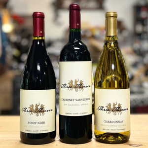 Three bottles of wine