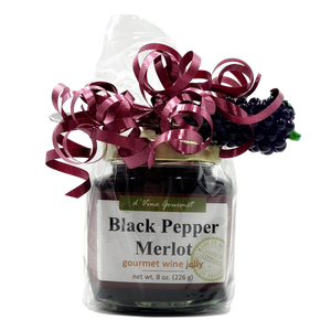 Wrapped jelly jar