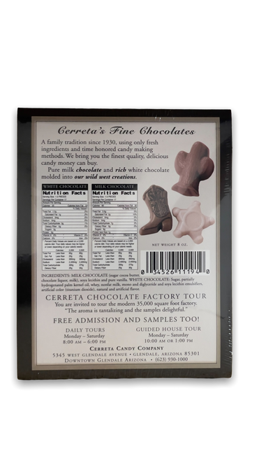 a close up of the nutrition label of the box