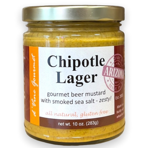 chipotle lager mustard 10 oz jar