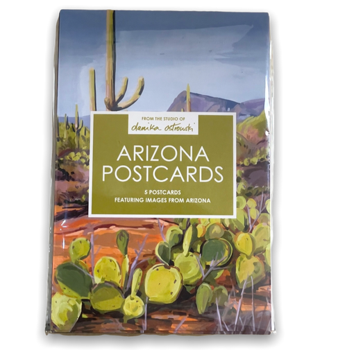 rectangular box with images of dessert cactus