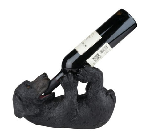 Wine Bottle Holders, Dog, Black Lab Wine Bottle Holders, Dog, Black Lab