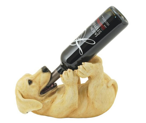 Wine Bottle Holders, Dog, Yellow Lab Wine Bottle Holders, Dog, Yellow Lab