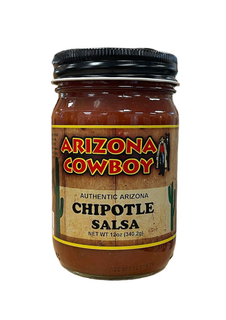 Salsa in a jar.