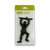 Green army man holding rifle above his head
