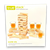 Front of square off-white cardboard box with picture of "Stack" drinking game and four shot glasses