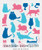 Square white product with multiple cats in variety of colors and cat positions