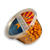 Round plastic tub with Arizona flag label containing corn nuts.