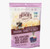 tall bag in white and light purple with image of kettle popcorn