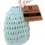 Woven soap sock with light brown tag