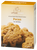 Cream and orange box containing cookies.