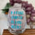 Clear stemless wine glass with the saying "If Found Empty, Please Refill"