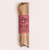 Oblong brown butcher paper packaging with a dark pink  label and black lettering