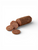Open salami roll with slices