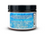 Back label in blue with white lettering