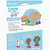 Back label of box listing contents and instructions